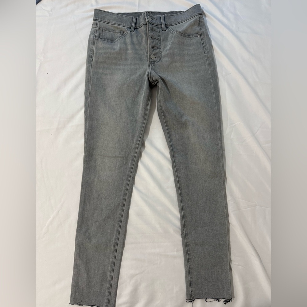 Express Women's Gray Skinny Jeans